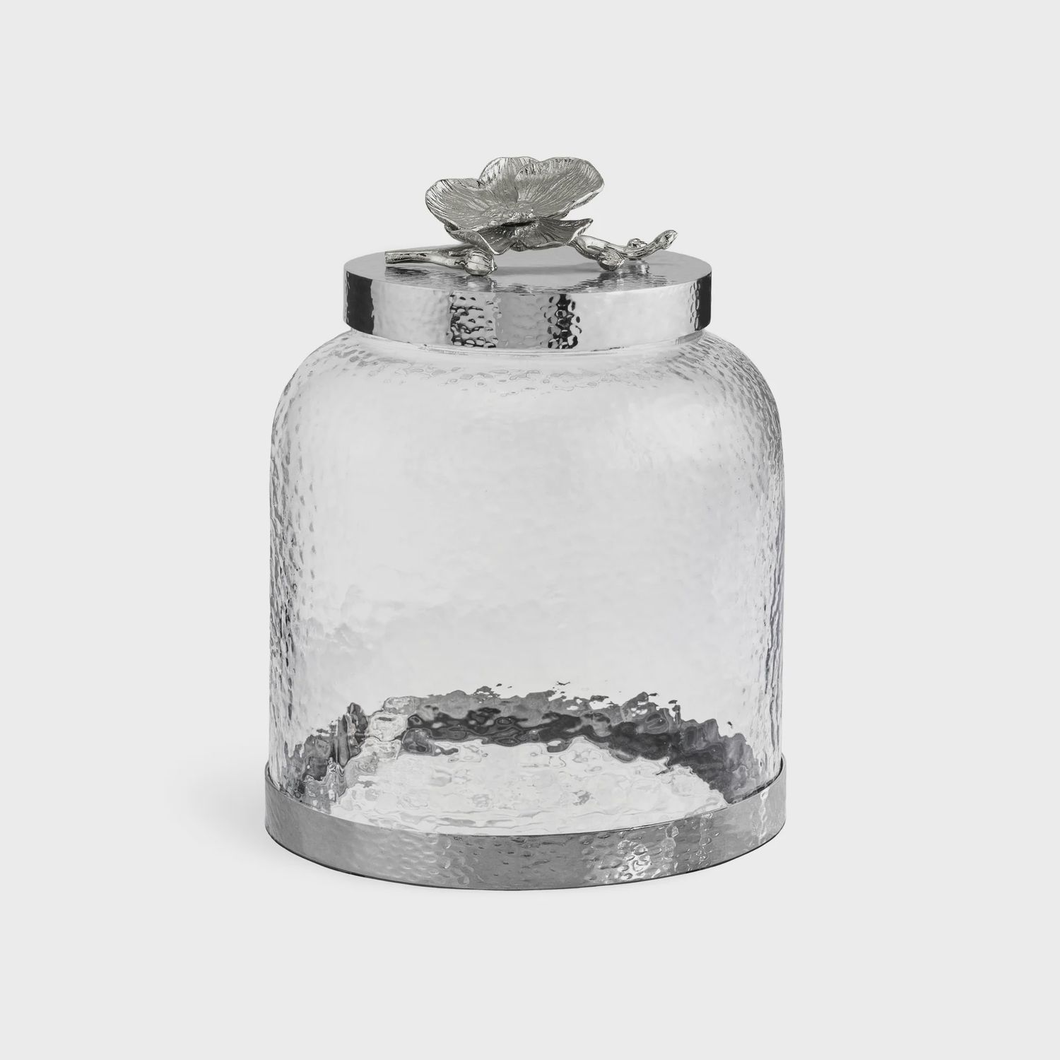 WHITE ORCHID COOKIE JAR