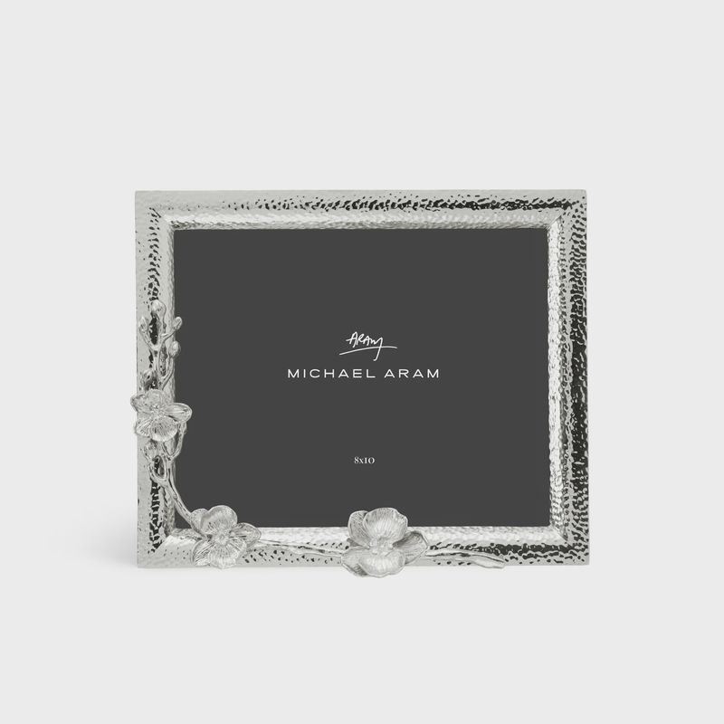 WHITE ORCHID FRAME 8X10