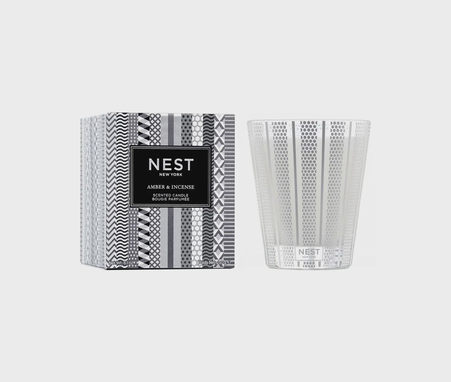 AMBER &amp; INCENSE  CLASSIC CANDLE