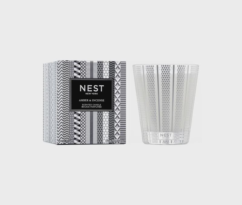 AMBER &amp; INCENSE  CLASSIC CANDLE