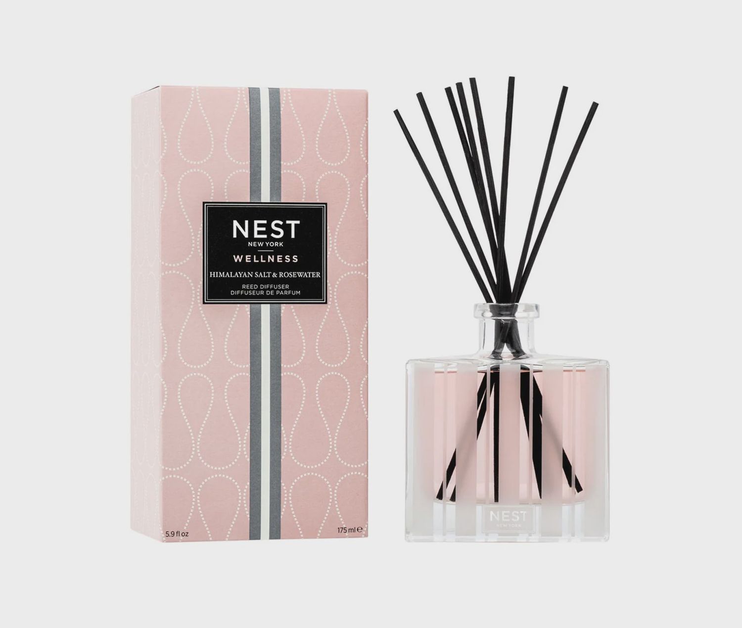 HIMALAYAN SALT &amp; ROSEWATER REED DIFFUSER