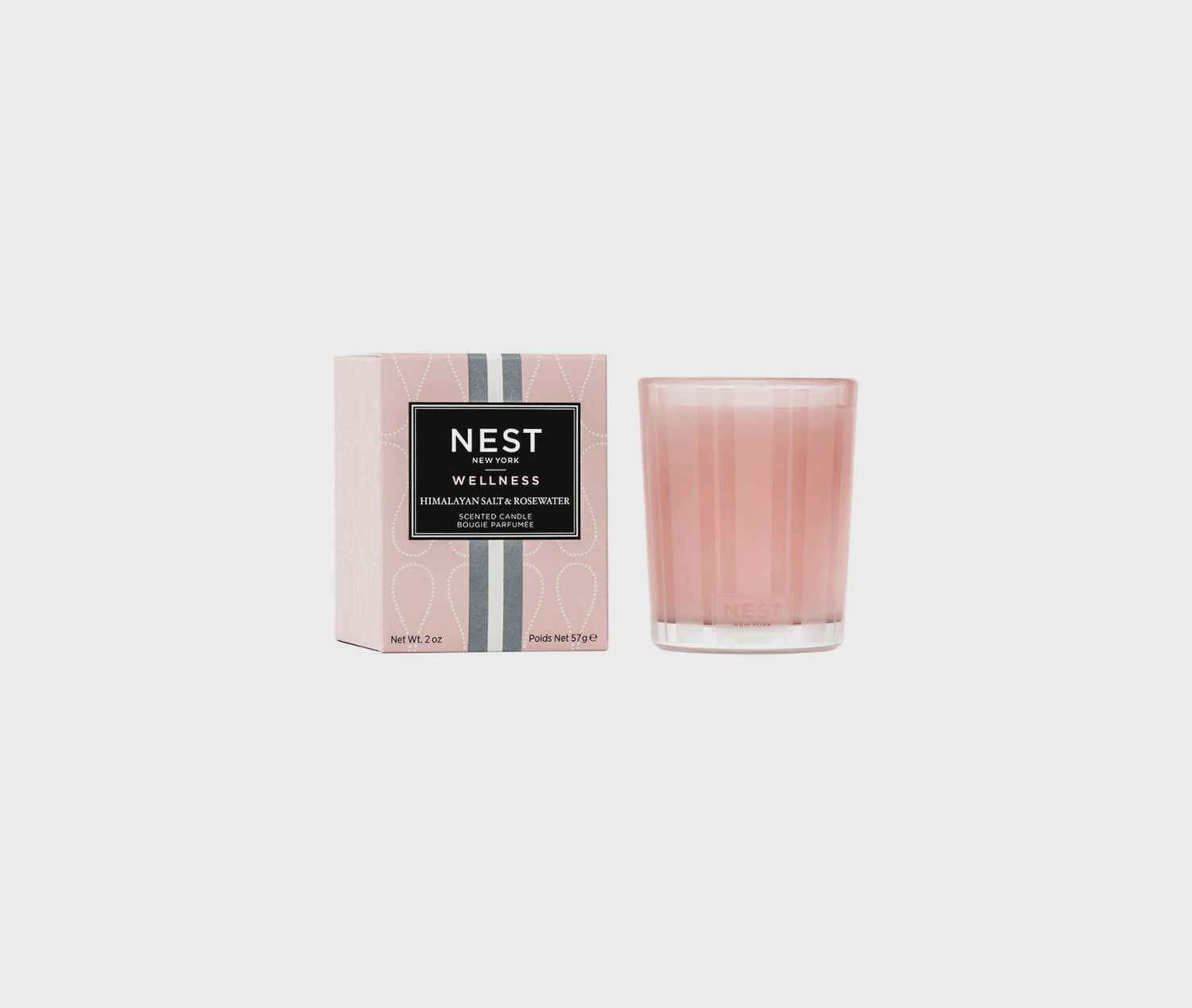 HIMALAYAN SALT &amp; ROSEWATER VOTIVE CANDLE