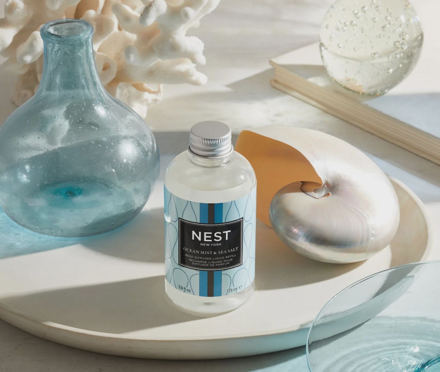 OCEAN MIST &amp; SEA SALT REED DIFFUSER LIQUID REFILL