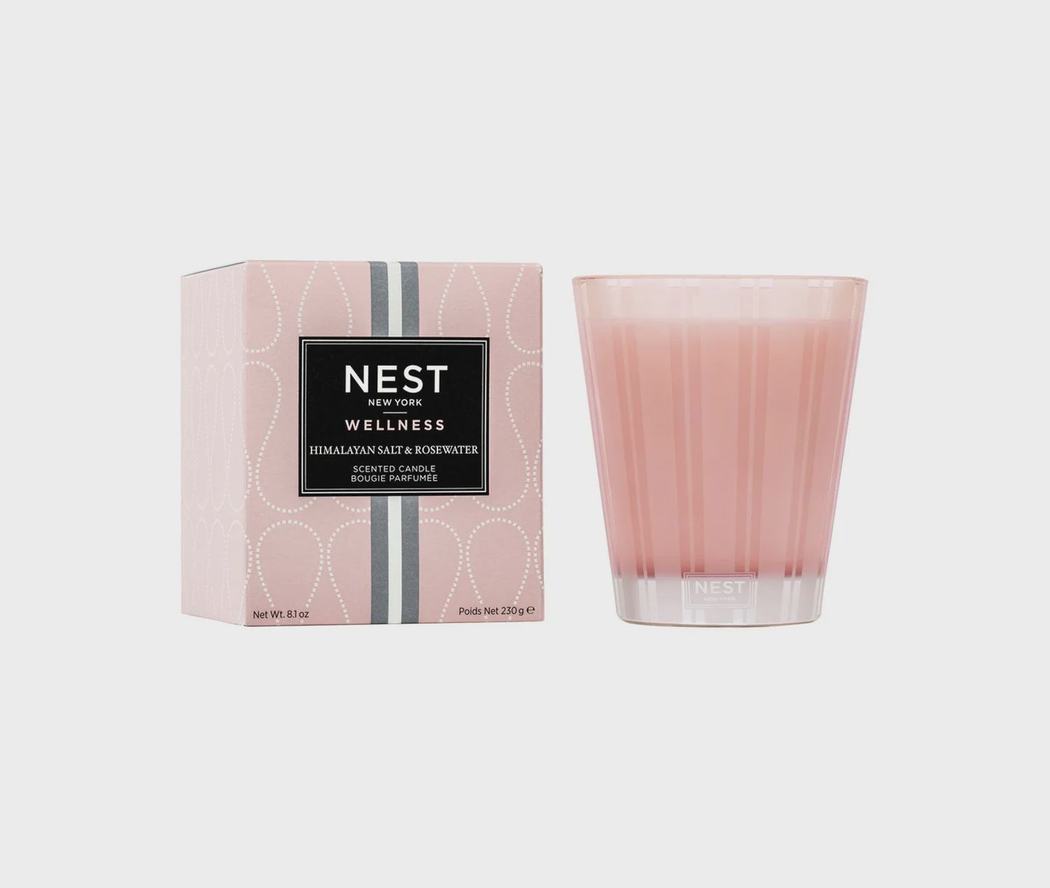 HIMALAYAN SALT &amp; ROSEWATER CLASSIC CANDLE