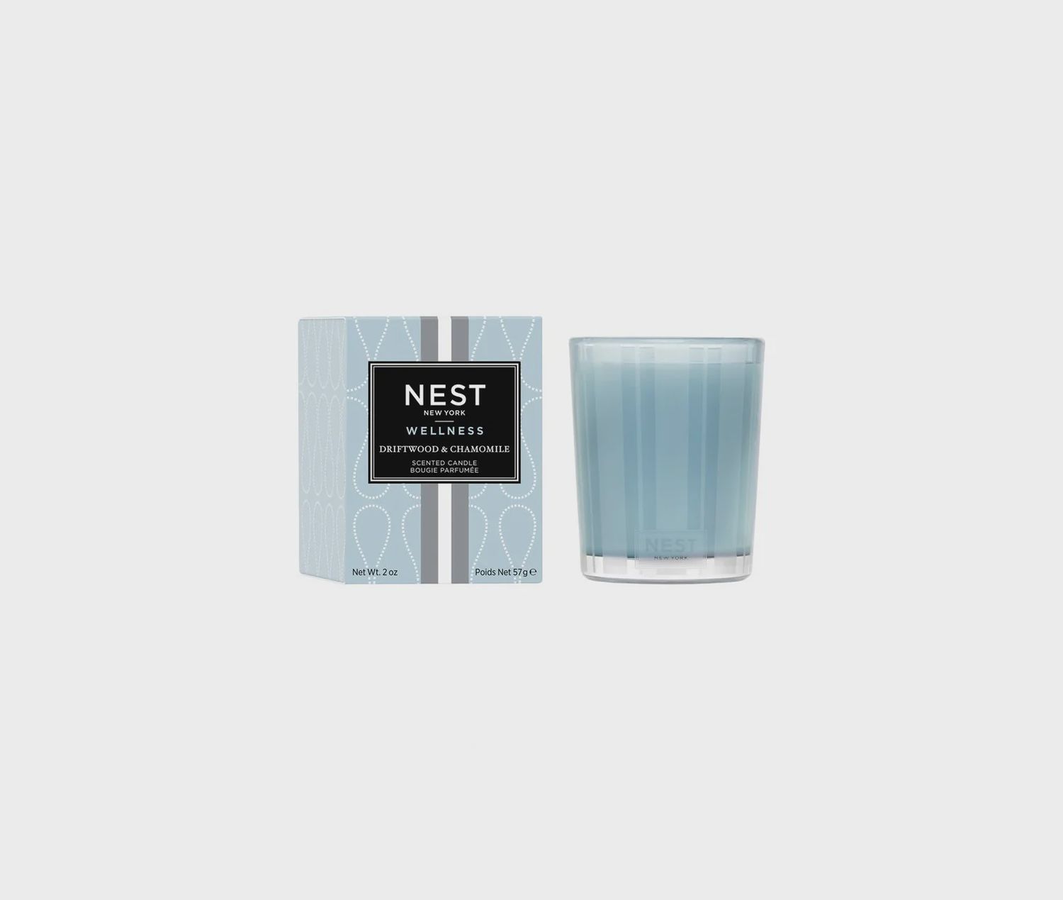 DRIFTWOOD &amp; CHAMOMILE VOTIVE CANDLE