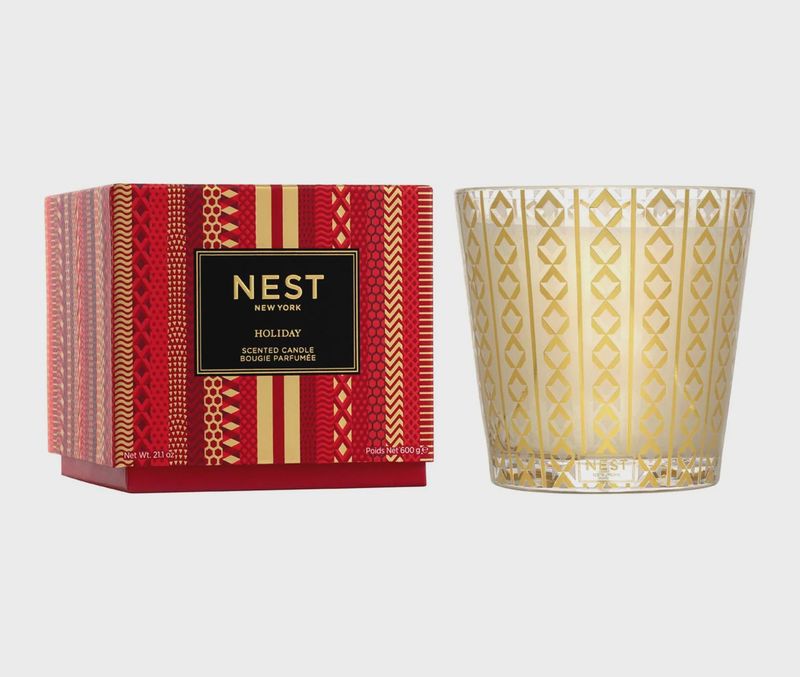 HOLIDAY 3-WICK CANDLE 21.1 OZ