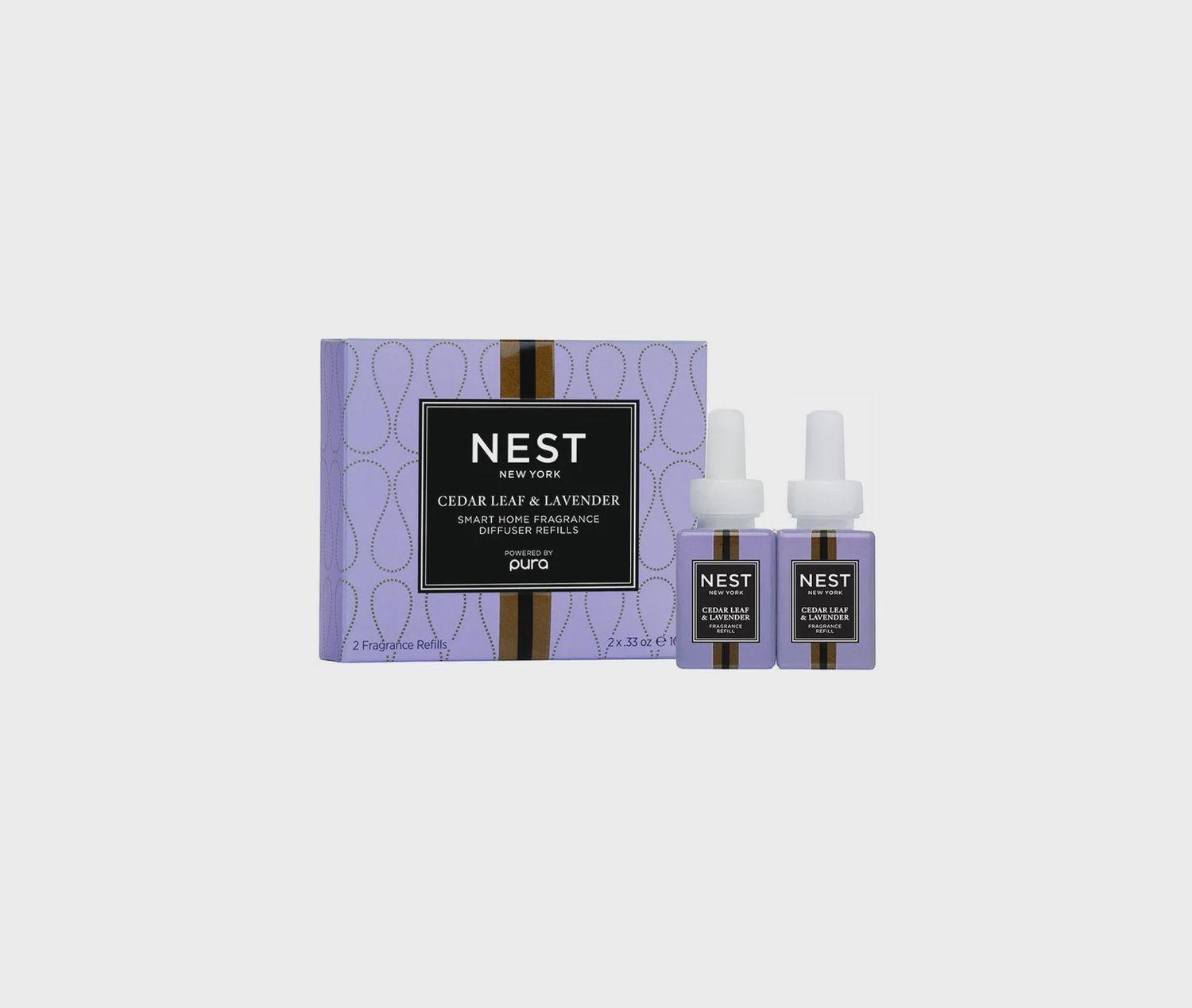CEDAR LEAF &amp; LAVENDER REFILL DUO FOR NEST X PURA SMART HOME FRAGRANCE DIFFUSER