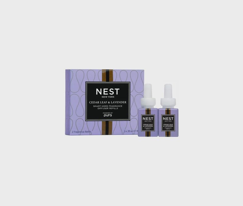 CEDAR LEAF &amp; LAVENDER REFILL DUO FOR NEST X PURA SMART HOME FRAGRANCE DIFFUSER