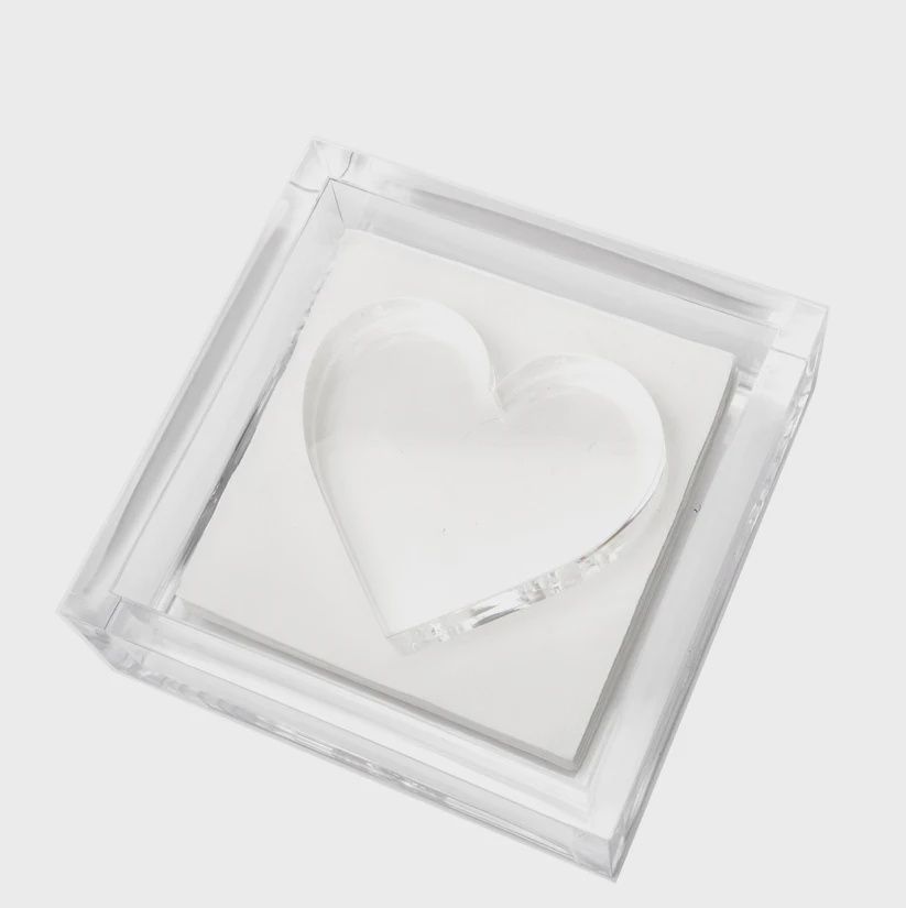 COCKTAIL NAPKIN HOLDER- HEART