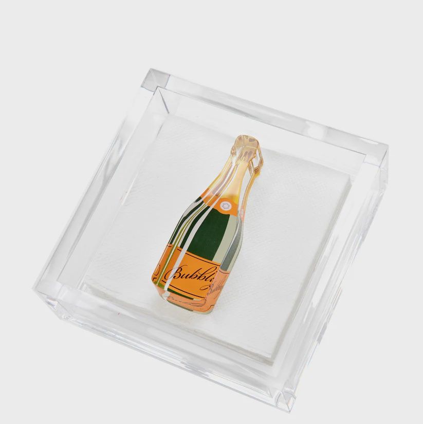 COCKTAIL NAPKIN HOLDER - BUBBLY