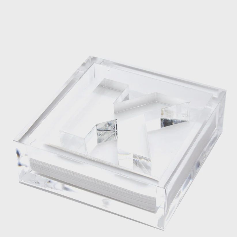 K INITIAL COCKTAIL NAPKIN HOLDER
