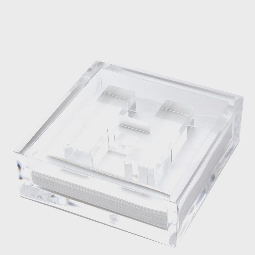 H INITIAL COCKTAIL NAPKIN HOLDER