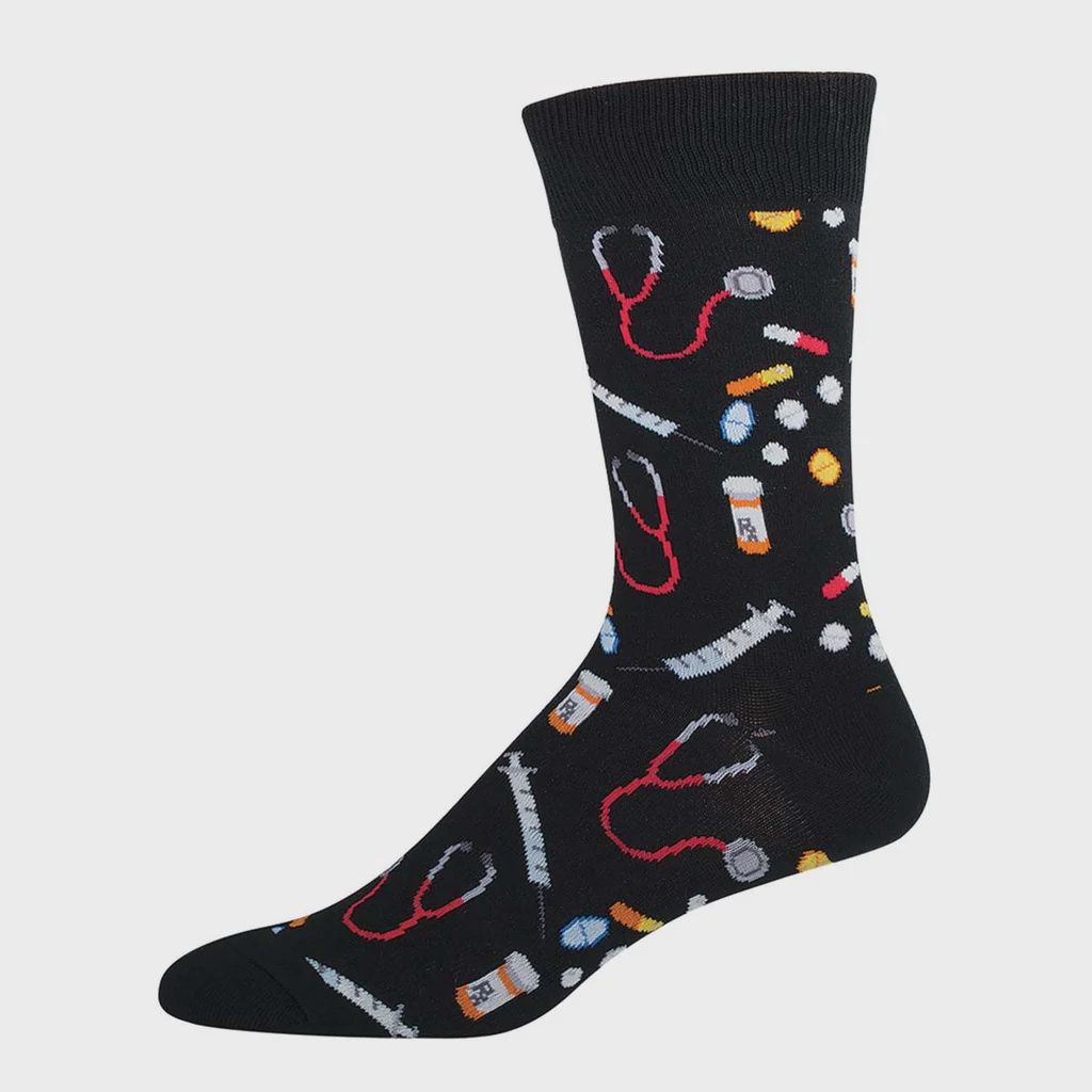 MEDS BLACK SOCKS