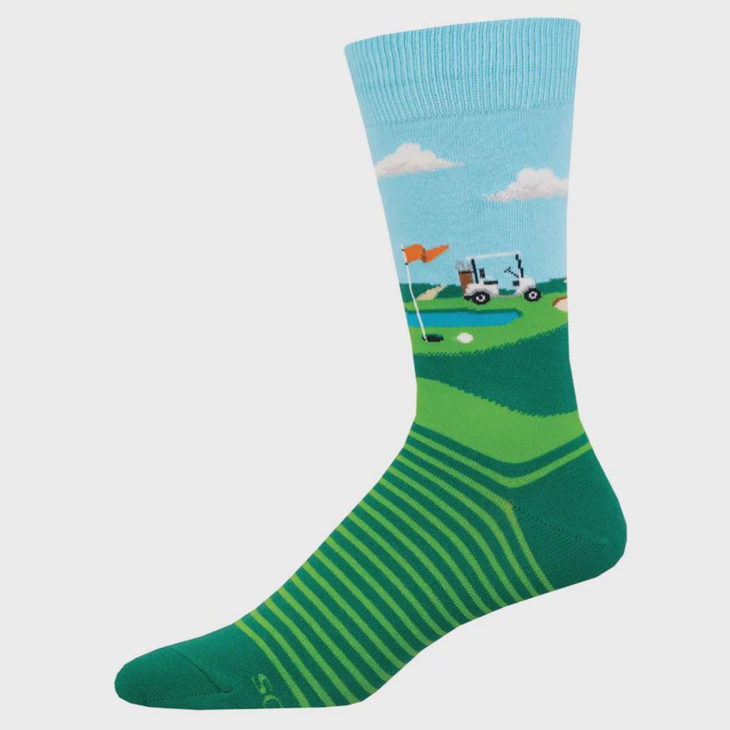 FORE PUTT GREEN SOCKS