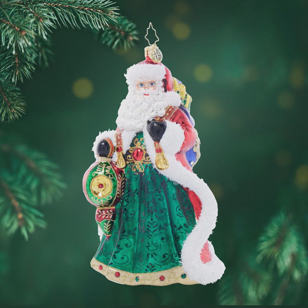 SANTA&#39;S SPARKLING KEEPSAKE ORNAMENT