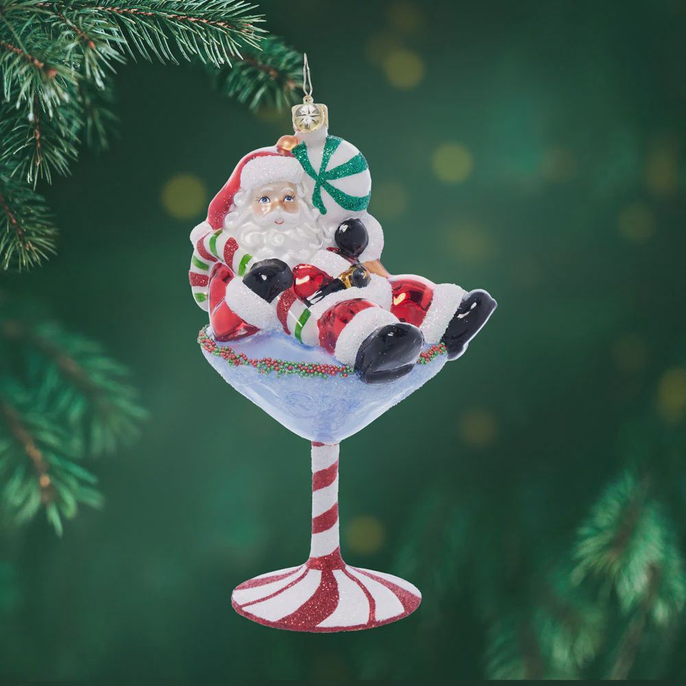 SANTA-TINI ORNAMENT