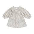 V SMOCKED DRESS WINTER FLORAL 12-18M