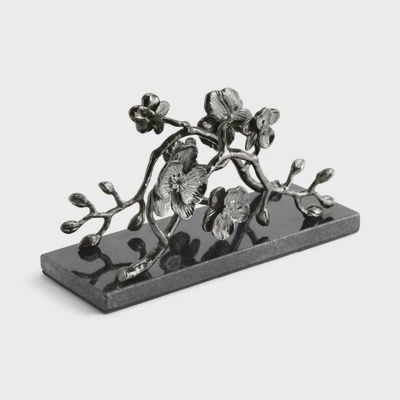 BLACK ORCHID NAPKIN HOLDER