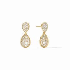 LUNA TEARDROP  EARRING CUBIC ZIRCONIA