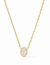 LUNA TEARDROP NECKLACE CUBIC ZIRCONIA