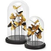 GOLDEN BUTTERFLIES IN DOME LARGE