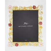 WILDFLOWERS ENAMELED WHITE FRAME 8X10