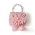 BOWTIE TWEED PURSE PERL HANDLE