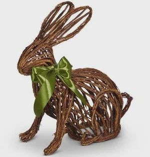 SITTING OPEN VINE RABBIT