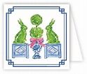 MINI BECK&#39;S BOXWOOD BUNNIES