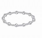 EXTENDS CLASSIC STERLING SILVER GRATEFUL 6MM BEAD BRACELET