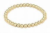 EXTENDS CLASSIC GOLD 7MM BEAD BRACELET