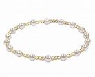 EXTENDS CLASSIC SINCERITY 4MM BEAD BRACELET PEARL