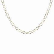 17&quot; CHOKER ENCHANT GOLD CHAIN NECKLACE