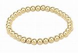 EXTENDS CLASSIC GOLD 8MM BEAD BRACELET