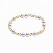 EXTENDS HOPE UNWRITTEN GOLD  4MM BEAD BRACELET PEARL