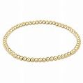 EXTENDS CLASSIC GOLD 3MM BEAD BRACELET