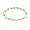 EXTENDS CLASSIC SINCERITY GOLD 5MM BEAD MIXED METAL BRACELET