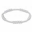 CLASSIC BLISSFUL 2MM BEAD BRACELET 4MM STERLING SILVER