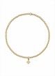 CLASSIC GOLD SIGNATURE CROSS CHARM BRACE