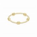 ADMIRE GOLD 3MM BEAD BRACELET GOLD