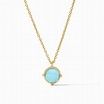 HONEYBEE SOLITAIRE NECKLACE BAHAMIAN BLUE