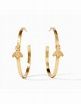 BEE HOOP GOLD EARRING LARGE