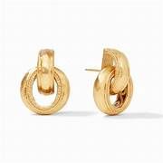 CANNES DOORKNOCKER GOLD EARRING
