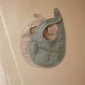 MUSLIN BIB 2 PACK GREEN FROG