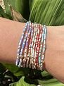 HOPE SINCERITY2MM BEAD BRACLET BRIGHT PINK