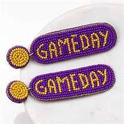 GAMEDAY BEADED EARRING