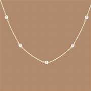 17&quot; CHOKER SIGNATURE CROSS ADMIRE SIMPLICITY GOLD PEARL NECKLACE