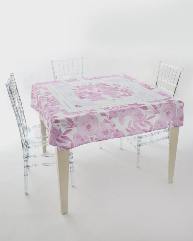 LAVENDER LUX MAHJONG TABLECLOTH