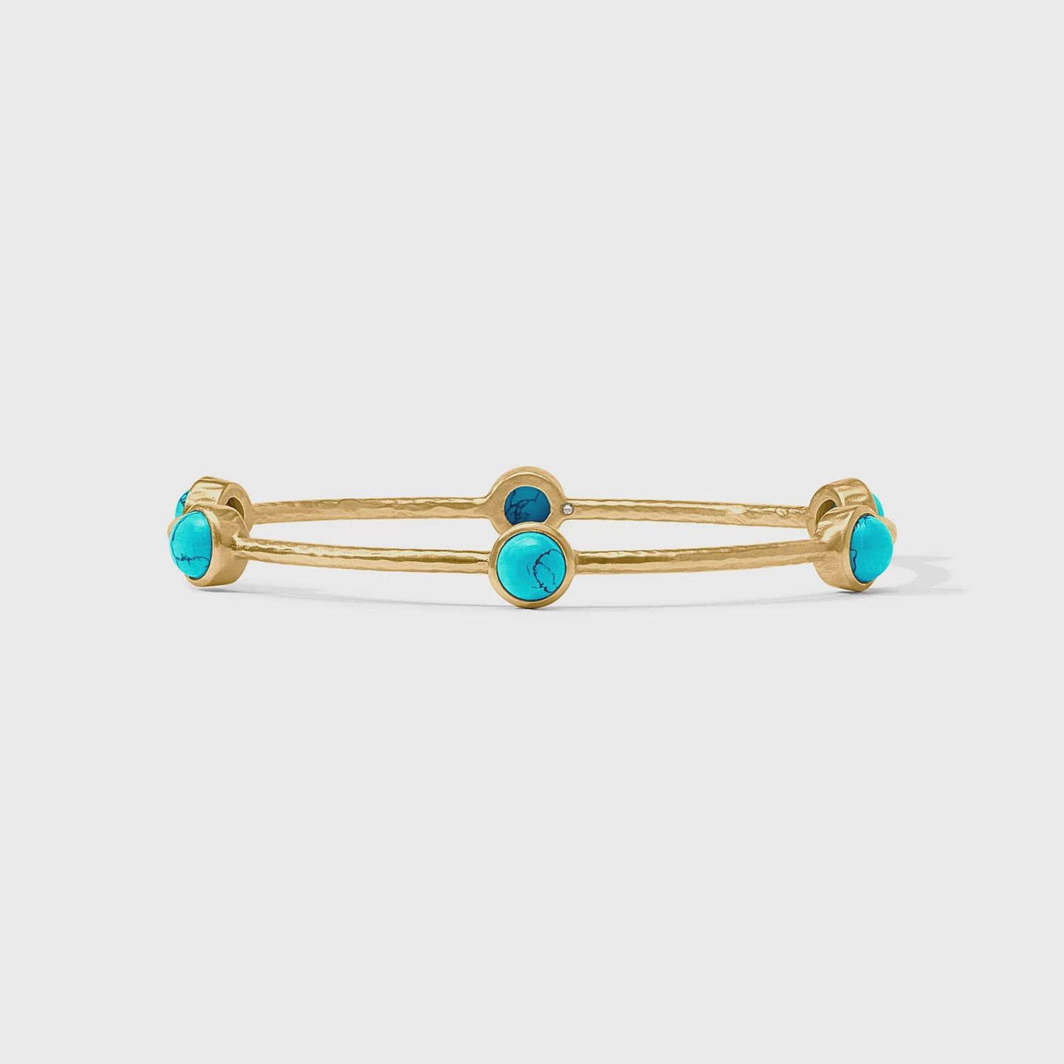 MILANO LUXE BANGLE TURQUOISE BLUE LARGE