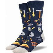 CAN YOU FIX IT? NAVY HEATHER SOCKS